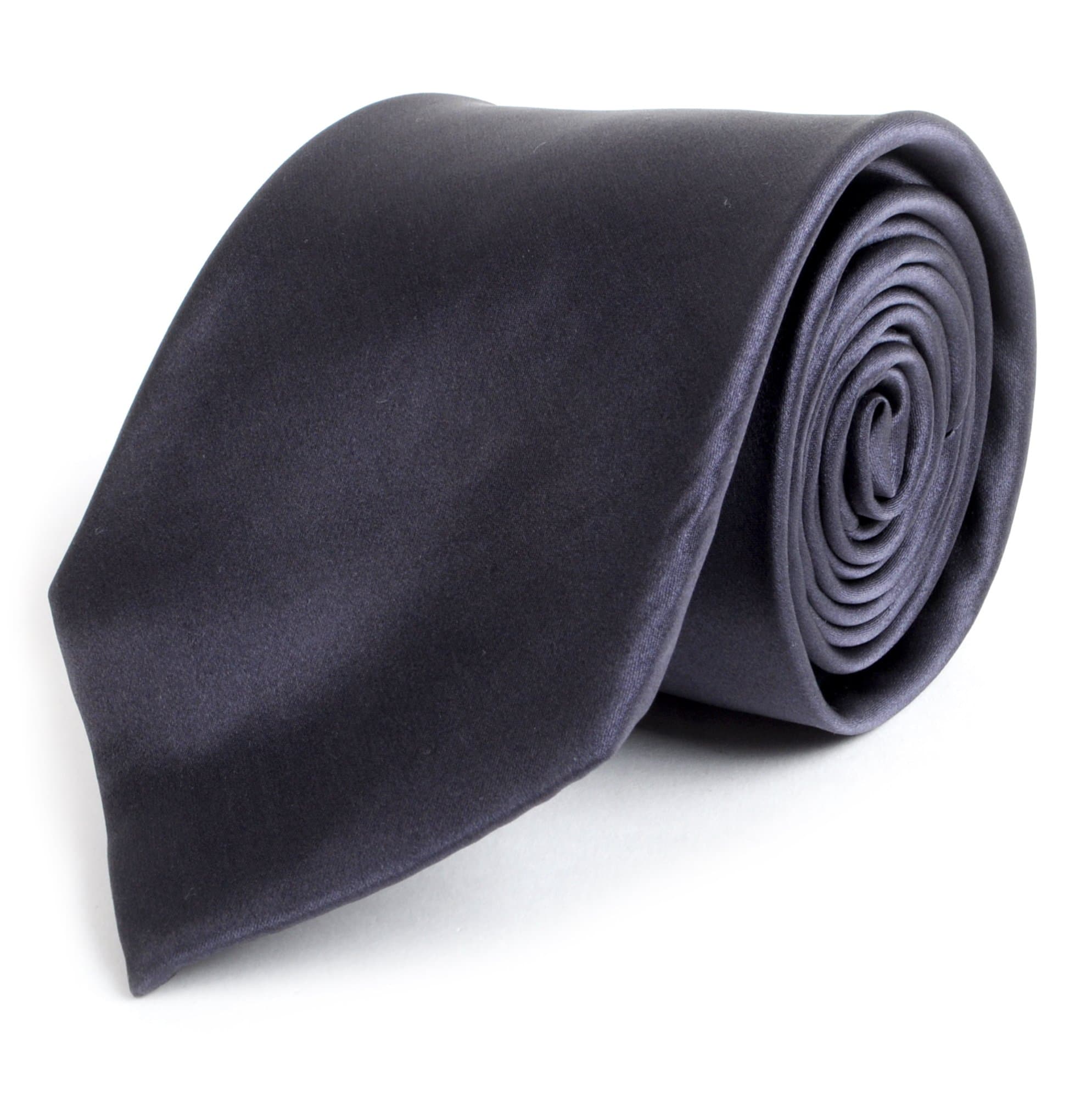 Solid Color 100% Silk Tie
