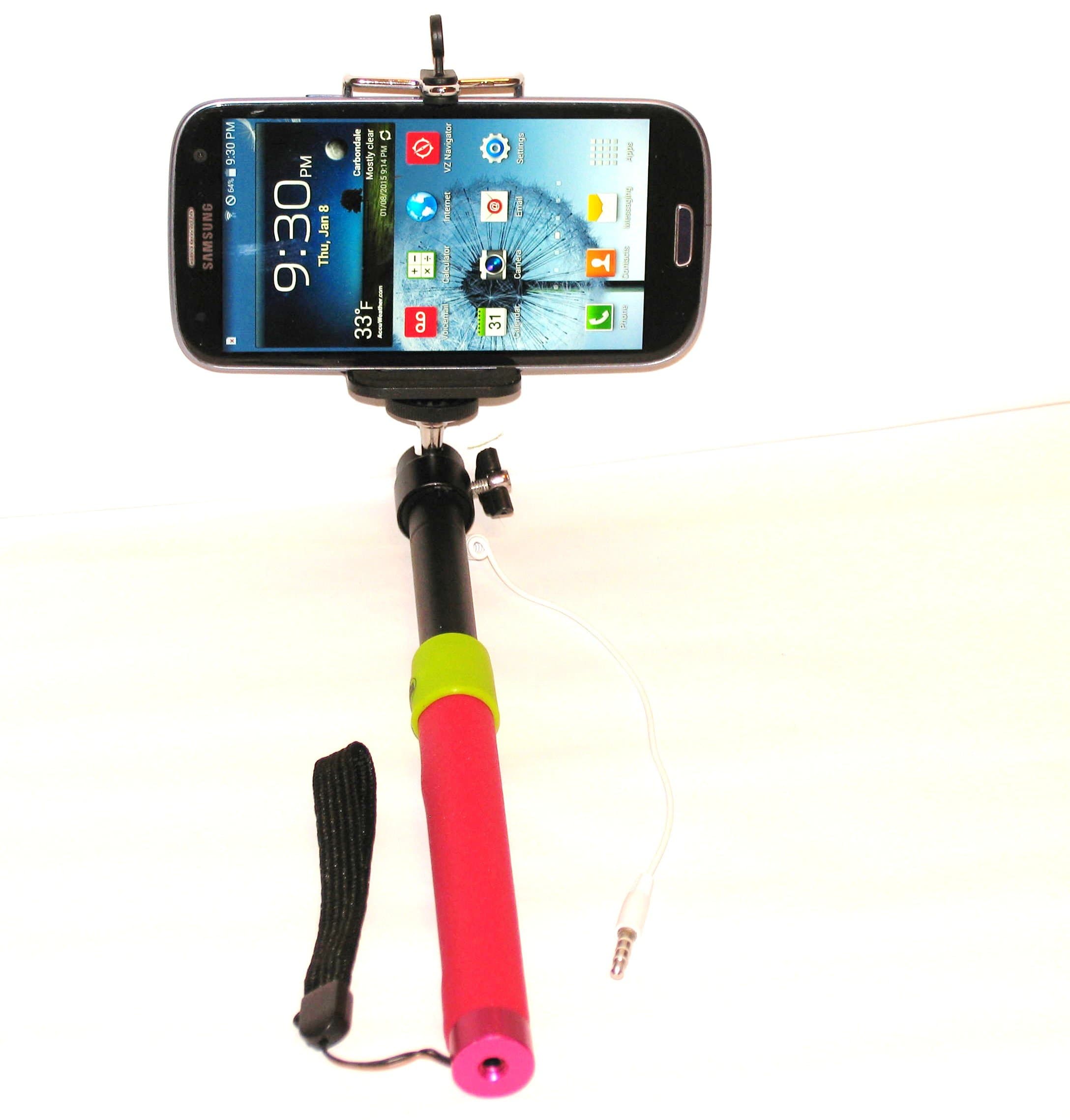 The Selfie Stick Cell Phone Camera Mount Accessory
