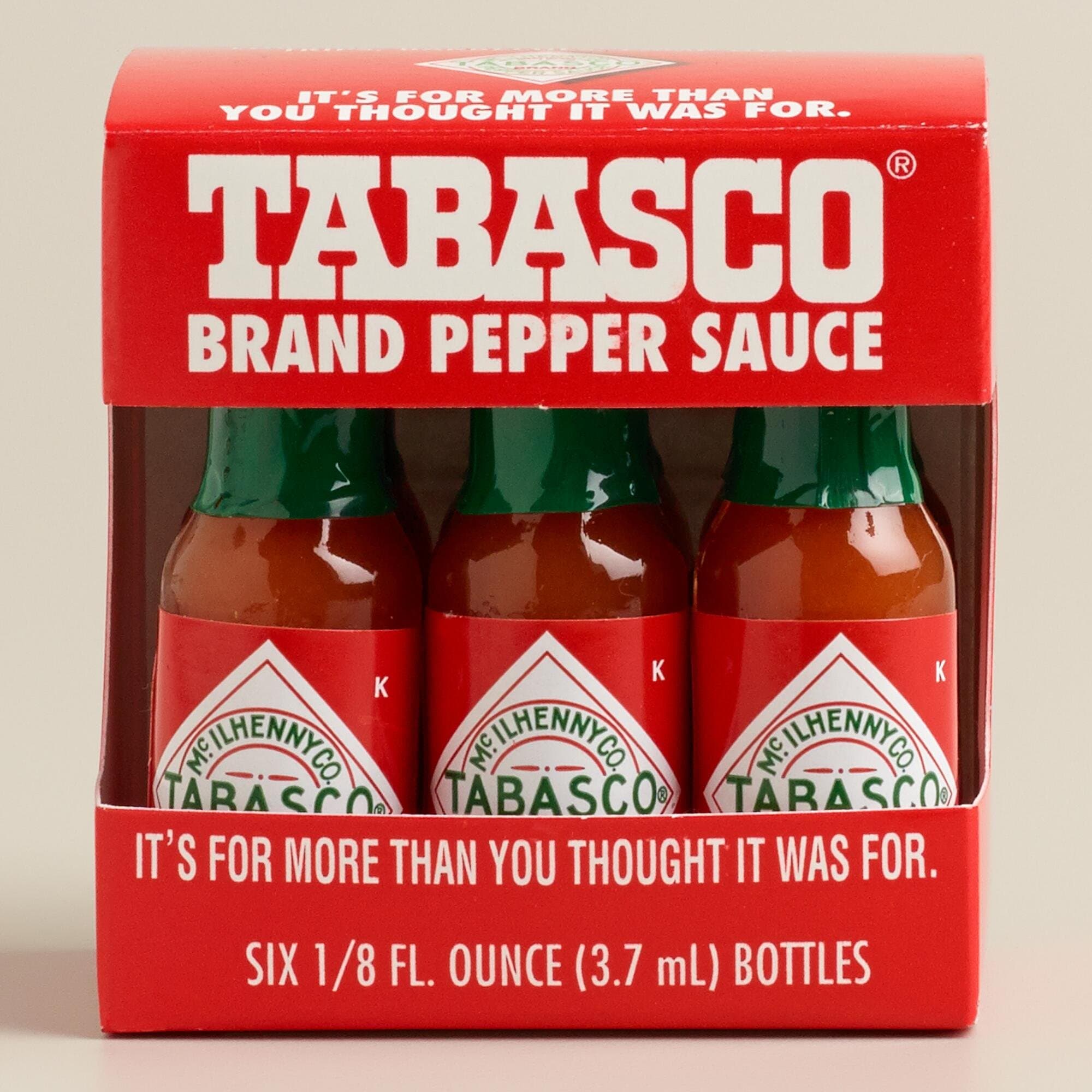 Mini Tabasco 6-Pack (1/8 oz)pack of 2