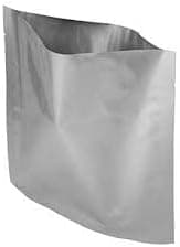 Amit Marketing Silver Foil Bag | Aluminium Pouches | Packaging Hot/Dry Foods | Parcel Bags | Biryani Pouch | Multipurpose Packet for Tea, Coffee, grocery | Pack of 100 Pcs - 250Gram (5 * 7 Size)