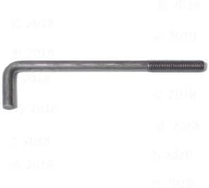 Hard to Find Fastener Hot Dip Galvanized Anchor Bolts, Sturdy Steel Anchors for Concrete, Cement, Asphalt in Construction, 1/2-13 x 14, Pack of 25