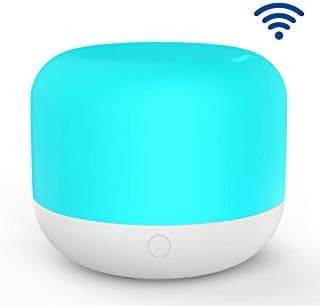 Yeshow Essential Oil Diffuser, Alexa Compatible, Phone App & Voice Control, Create schedules,8 Color LED Light 300ml Ultrasonic Aromatherapy for Bedroom (A-Diffuser)
