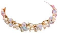 SPARKLING Floral Kundan Studded mathapatti Sheesh Patti Hairband - Traditional Golden Headpiece for Women and Girls jewellery