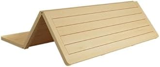 Foldable Bed Support Board, Solid Wood Breathable Ranked Skeleton Simples Wooden Mattress Soft Bed Becomes Hard Waist Protector Bed Board For Sofa(60x180cm)