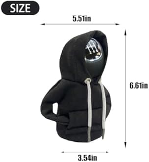 Car Gear Shift Hoodie, Fashionable Gear Shift Knob Cover, Mini Hoodie for Auto Shifter, Auto Interior Cute Gadgets, Universal Car Decoration Accessories