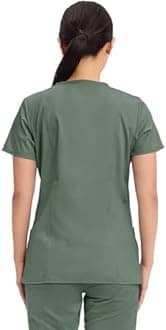 Cherokee womens Classic V-neck Top (pack of 1)