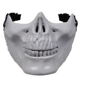 Poizen Industries Skull Mask White