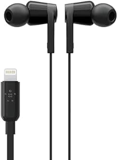 Belkin Rockstar G3H0001btBLK Wired in Ear Earphones with Mic (Black)