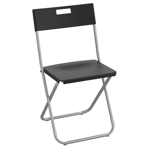 IKEA GUNDE - Folding chair, black