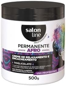 Salon Line Transformation (Afro) Collection - Curling Relaxer Cream, 500 Gr - Natural, Moisturizing, Coily Hair, with Aa and Arginine