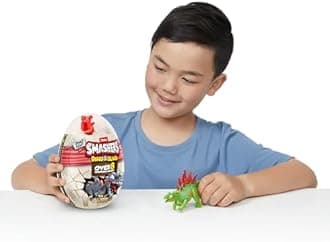 Smashers Dino Island Nano Egg with Dinosaur Stegosaurus and Over 10 Surprises!