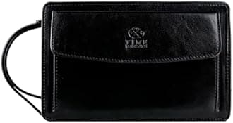 Time Resistance Lederclutch fr Herren - Herren Handtasche - Ledertasche Herren - Edles Portmonee - Umhngetasche Herren - Clutch aus Leder