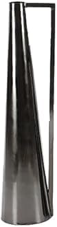 Deco 79 57430 Metal Vase, Black