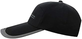 Men's Spring Summer Cotton Canvas Long Brim Peaked Running Sun Baseball Cap Hat