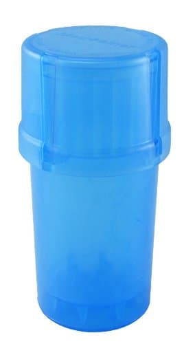 Storage Container w/ Built-In Grinder - Blue