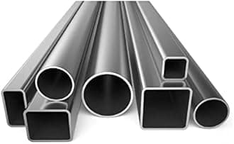Stainless Steel Square Tubing Tube 25mm x 25mm x 1.5mm x 720mm, 1" x 1" x 3/50" x 28.35" Long, 4 Pack 304 SS Square Tubings 1.5mm Thickness Polished Finished from Bopaodao