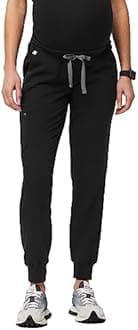 FIGS Zamora Jogger Maternity Scrub Pants for Women — Slim Fit, 5 Pockets, 4-Way Stretch, Anti-Wrinkle
