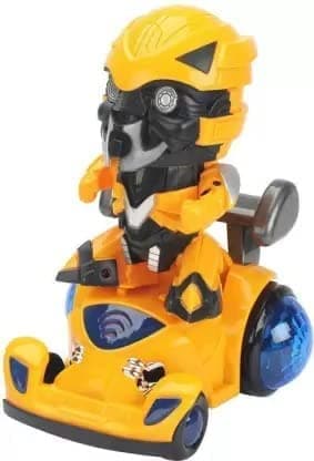 GOYAL TRADERS Robot Deform Auto Function Speed Car with 3D Special Light Transforming Car into Robot