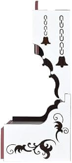 nexat Wooden Pooja Mandir with Doors | MDF Temple for Home Worship & Gifting Purpose (687)