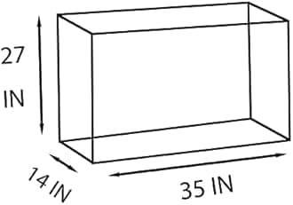 KANUSHI Plastic Industries 100% Waterproof Split Ac Cover For Outdoor Unit 1.5 To 2.0 Ton Capacity (Var-Ac-Out-Transparent) (Ac-Out-Transparent)