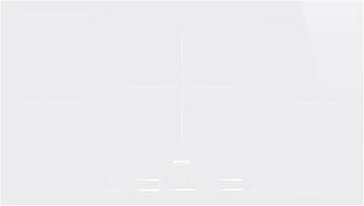 90cm White Glass Induction Hob