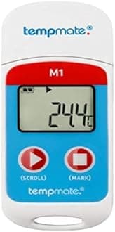 Tempmate M1 Temperature Datalogger -30 to +70 Deg C along with Calibration Certificate