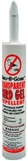 Bird-B-Gone MMTBG 10 oz Transparent Bird Repellent Gel Tube - Quantity 6