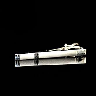 JEMYGINS Solid Color Formal Necktie and Pocket Square Tie Clip Sets for Men