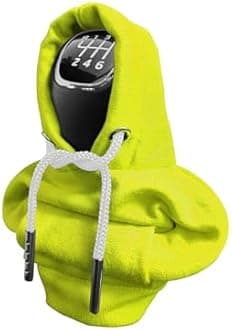 Kutyun Gear Shift Hoodie, Universal Car Shift Knob Cover, Automotive Interior Cute Gadgets, Car Accessories and Decorations Mini Hoodie for Car Shifter