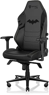 Titan Evo Dark Knight Gaming Chair - Reclining - Ergonomic & Comfortable Computer Chair with 4D Armrests - Magnetic Head Pillow & 4-Way Lumbar Support - XL - Black - Leatherette