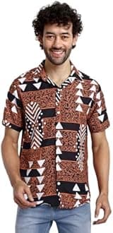 Leriya Fashion Men's Rayon Shirt - Summer Button Down Shirts | Half Sleeve Printed |Formal |Casual Stylish Shirt's for Man