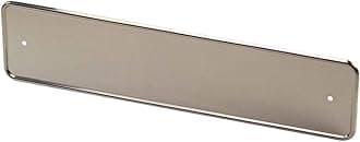 AutoStyle Stainless steel license plate holder chrome, single piece