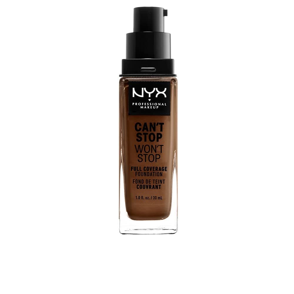 Nyx Professional MakEUp Can'T Stop Won'T Full Coverage Foundation, Cocoa 21