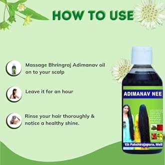Adivasi herbal Hair oil | Say goodbye to hairfall and dandruff (100ml) Pack 3