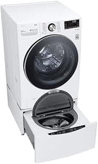 LG WM4200HWA 5.0 cu ft Front‑Load Washer, Steam Wash, Allergiene™ Cycle, Large Capacity, SmartThinQ® Wi‑Fi Enabled, White