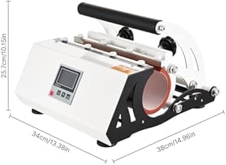Tumbler Heat Press Machine for 11-30oz 2.9-3.4inch Tumblers Cups Glasses and Mugs Coffee Mugs Cup Press Glass Water Bottle DIY Heat Transfer Machine with Sublimation Paper Heat (UK Plug)