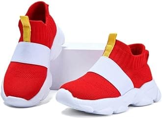 Shoes for Boys Girls Kids Children Red Running Walking Sneakers Tennis Shoes Birthday Party Gift