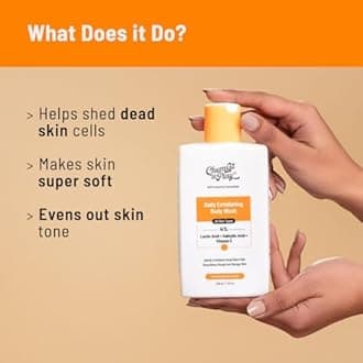 Chemist At Play 1% Salicylic Acid Exfoliating Body Wash 236ml +Brightening Body Lotion | Skin Moisturization | Arbutin & Vitamin C | 200 ml | Men & Women