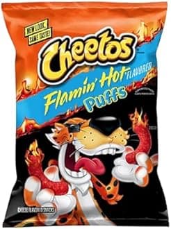 Cheeto Flamin Hot Puff, 2.125 oz, Pack of 3