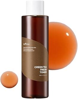 Green Tea Fresh Toner 200ml, 6.76 fl.oz | Korean Skincare | Toner for Oily Skin | Sebum Control | Hydrating and Refreshing