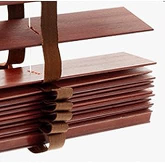 Sonakia Blackout Venetian Blinds, Real Wood Blinds for Windows, Indoor and Outdoor Horizontal Blinds, 60/70/80/90/100/110cm Wood Venetian Shades,WxH-135x240cm/53 * 94in