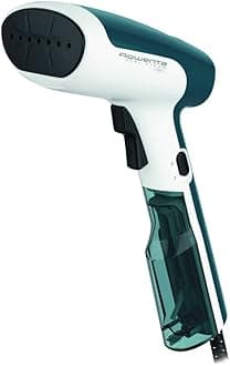 Rowenta, Steamer for Clothes, X-Cel Handheld Steamer, 15 Second Heatup, 2.4 Ounce Capacity, 1150 Watts, Portable, Ironing, Travel Must Have, Green Clothes Steamer, DR6131