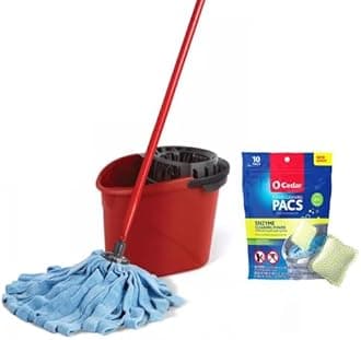 Quickwring Bucket & MF Cloth Mop + 1 Citrus PAC (Variety Pack)