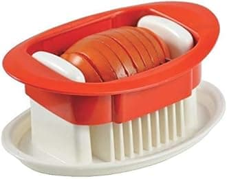 Medigo Stainless Steel Tomato Slicer & Cutter Salad Maker With Safety Holder
