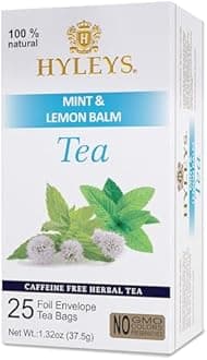 Hyleys Sleep Lemon Balm Herbal Tea - Relaxing Evening Blend, Caffeine-Free, 100% Natural, Non-GMO, Gluten-Free, Dairy-Free, Sugar-Free, Decaf - 25 Tea Bags (12 Pack - 300 Tea Bags Total)