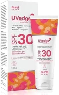 Uvedge Sunscreen Gel Spf 30 Advanced Gel Based Formula -100G, All Skin Type