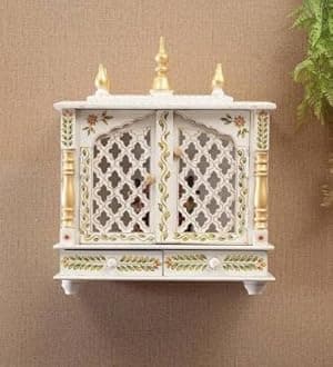 Kamdhenu art and craft Wooden Temple/Home Temple/Pooja Mandir/Pooja Mandap/Temple for Home (FULLJAL)