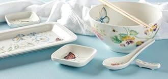 Lenox Butterfly Meadow Chopsticks & Stands, 0.50 LB, Multi