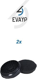 / 2x Activated Carbon Filters / 00796390 796390 DHZ5276 LZ52751 Z5138X1 / Suitable for Bosch Siemens Neff Viva Kitchen Hoods, Cooker Hoods