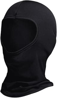 Winter Balaclava Ski Mask Warm Full Face Thermal Men 3 Hole Knit Face Mask for Outdoor Sports, Knitted SAS Style Army Hat Neck Warmer Paintball (Black)